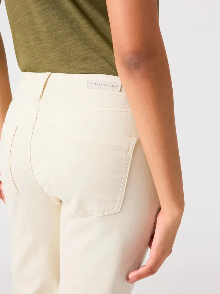 Vacation Crop High Rise Pant - Birch