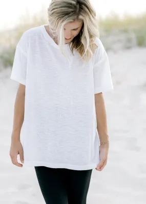 White Workout Top