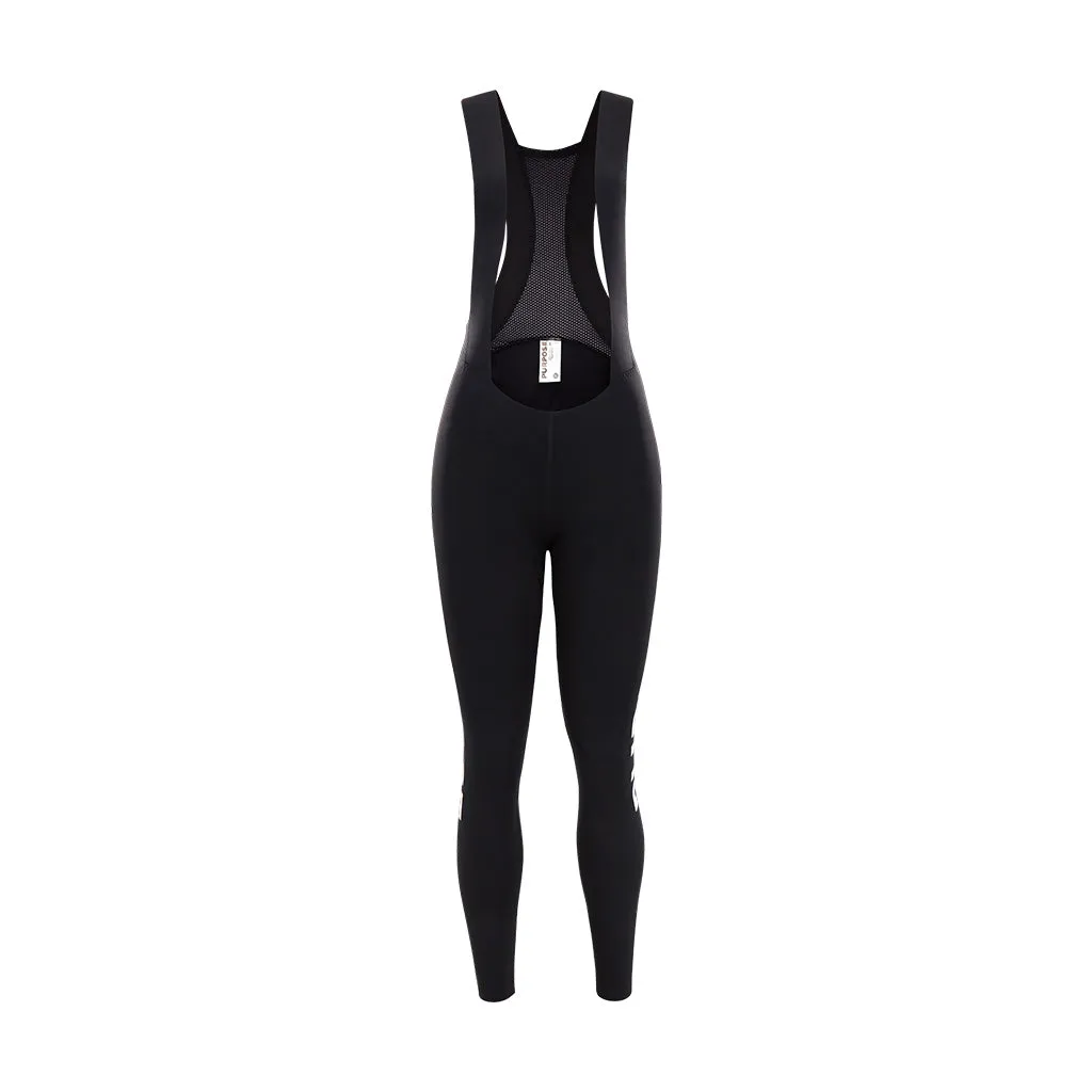 Women Long Cycling Bib Tights - High Waisted