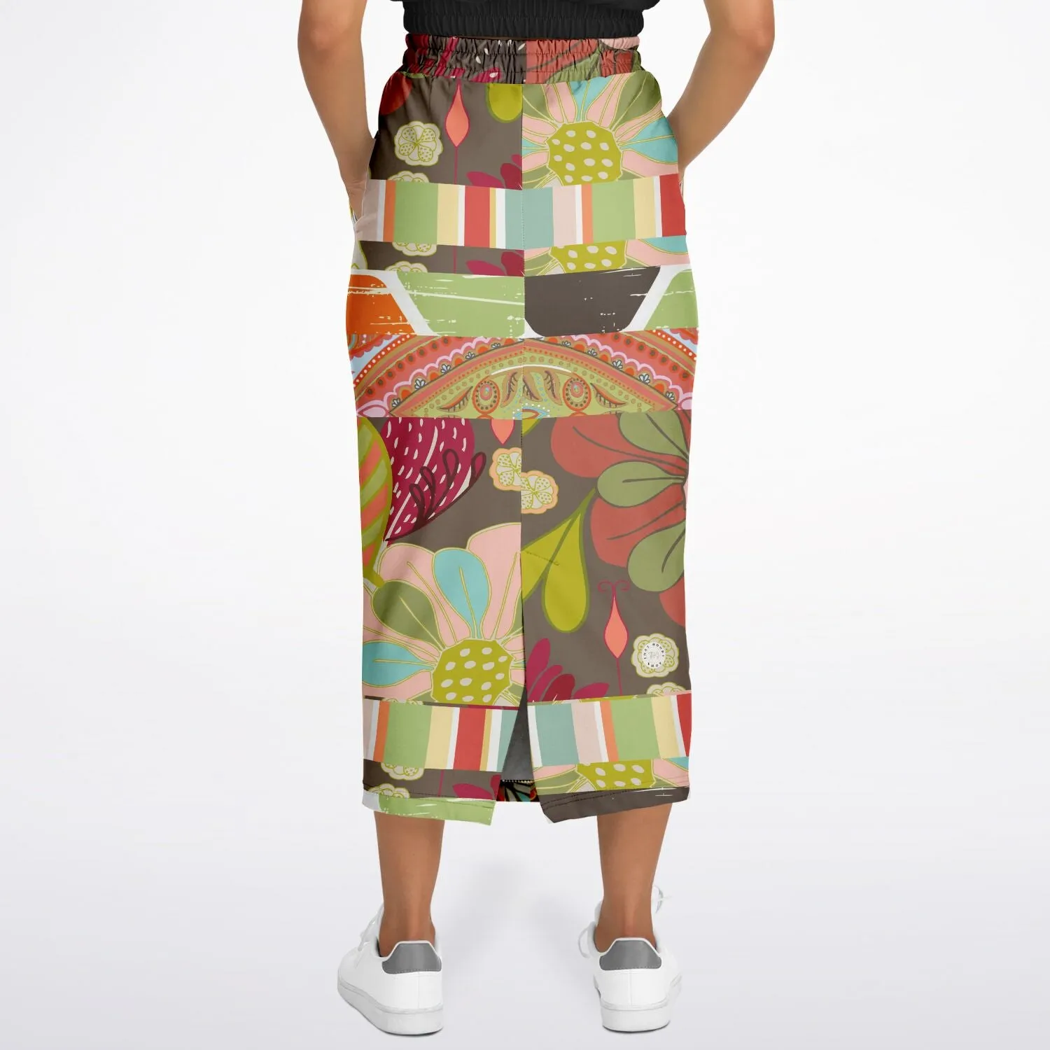 Wyatt Earth Eco-Poly Long Pocket Skirt